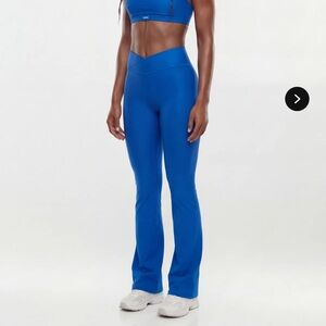 Fashion Nova Vibrant Blue Flare Pants